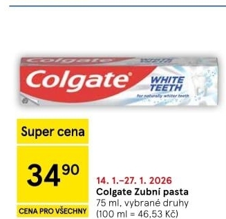 Pasty na zuby Colgate
