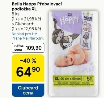 Podložky přebalovací Háppy Bella