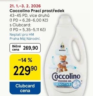 Prací prostředky Coccolino