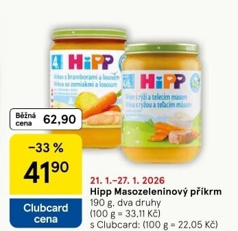 Příkrm masozeleninový Bio HiPP