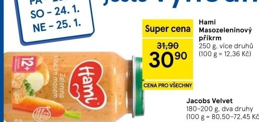 Příkrm masozeleninový Hami