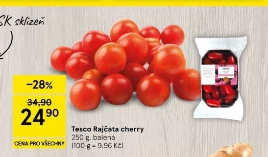 Rajčata cherry Tesco