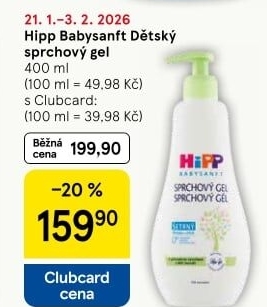 Sprchový gel dětský Baby Hipp
