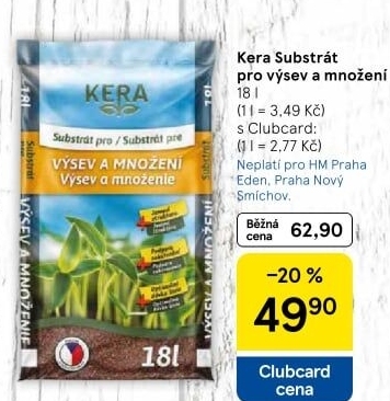 Substrát pro výsev a množení Kera