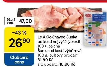 Šunka od kosti výběrová