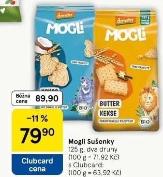 Sušenky Mogli