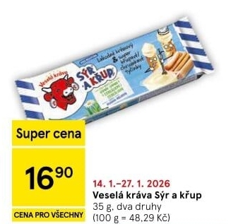 Sýr a křup Veselá kráva