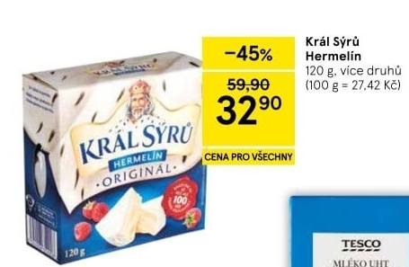 Sýr Hermelín Král sýrů