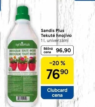 Tekuté univerzální hnojivo Sandis plus