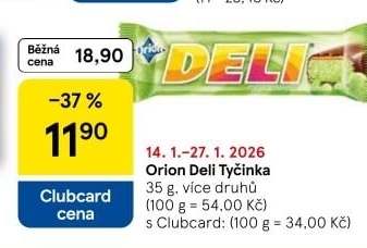 Tyčinka Deli Orion