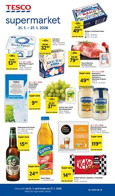 akční leták Tesco 21.1.2026-27.1.2026