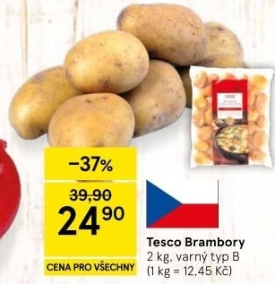 Brambory Tesco