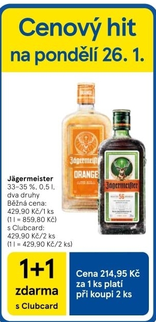 Bylinný likér Jägermeister