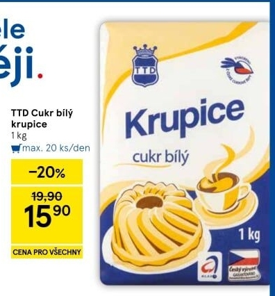 Cukr krupice TTD