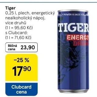 Energetický nápoj Tiger