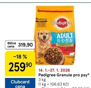 Granule pro psy Pedigree