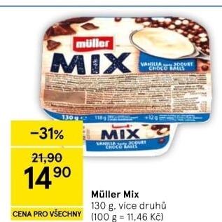 Jogurt Müller Mix