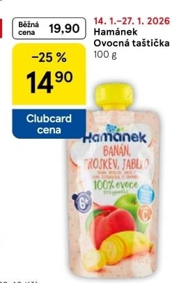 Kapsička ovocná Hamánek