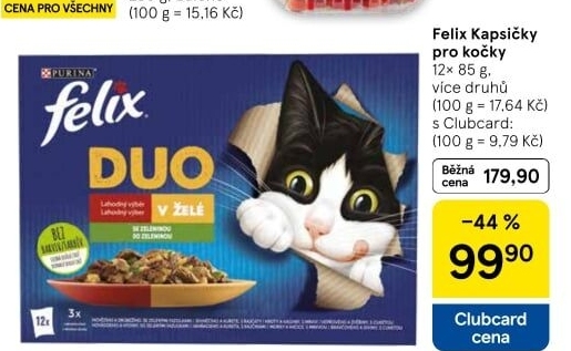 Kapsičky pro kočky Felix Purina