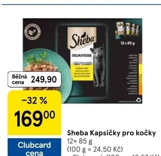 Kapsičky pro kočky Sheba