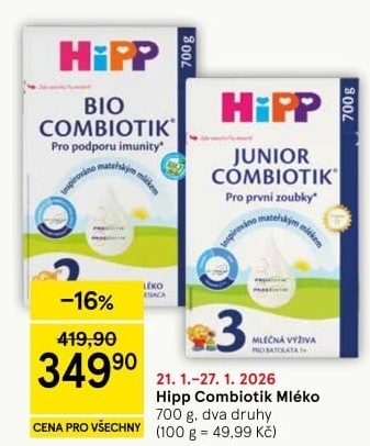 Kojenecká výživa Combiotik Hipp