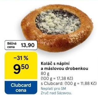 Koláč s náplní