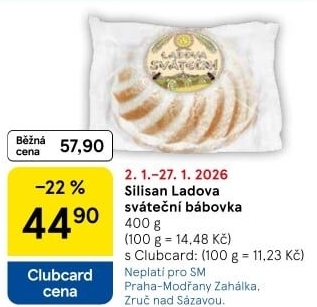 Ladova sváteční bábovka Silisan