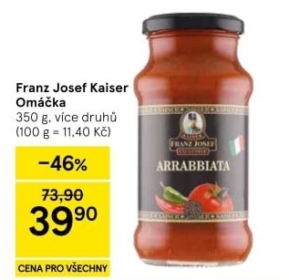 Omáčky na těstoviny Exclusive Franz Josef Kaiser