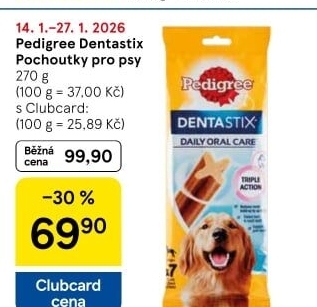 Pamlsky pro psy Denta Stix Pedigree