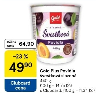 Povidla Gold Plus