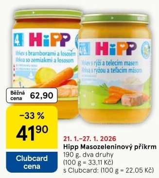 Příkrm masozeleninový Bio HiPP