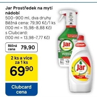 Prostředek na nádobí Jar