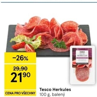 Salám Herkules Tesco