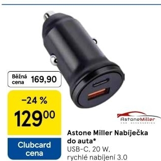 USB autonabíječka Astone Miller