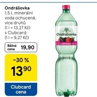 Voda ochucená Ondrášovka