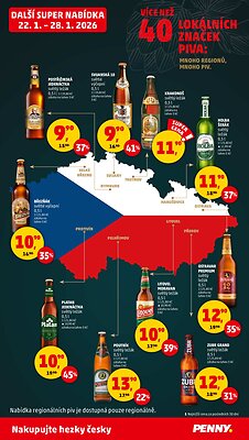 akční leták Penny Market 22.1.2026-28.1.2026