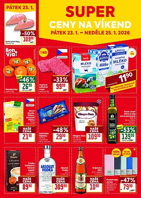 akční leták BILLA 21.1.2026-27.1.2026