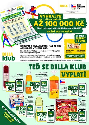 akční leták BILLA 21.1.2026-27.1.2026