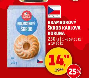 Bramborový škrob Karlova Koruna