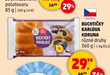 České buchtičky Karlova Koruna