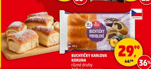 České buchtičky Karlova Koruna