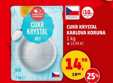 Cukr krystal Karlova Koruna