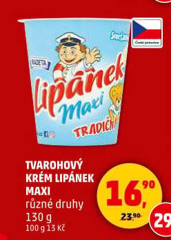 Dezert Lipánek tvarohový Madeta