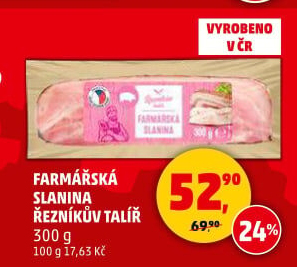 Farmářská slanina Řezníkův talíř