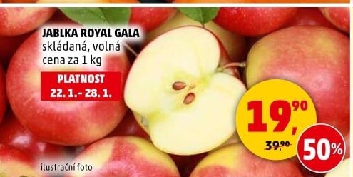 Jablka Royal Gala