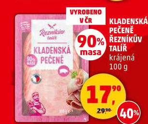 Kladenská pečeně Řezníkův talíř