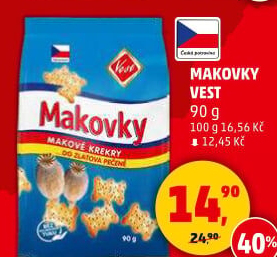 Krekry makovky Vest