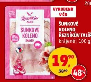 Šunkové koleno Řezníkův talíř