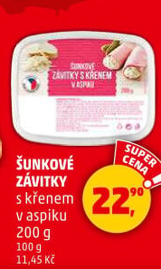 Šunkový závitek s křenem
