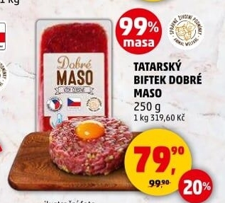 Tatarský biftek Dobré maso
